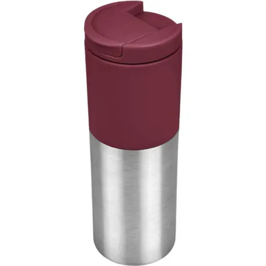 Kooshty Typhoon Stainless Steel & Plastic Double-Wall Tumbler Maroon